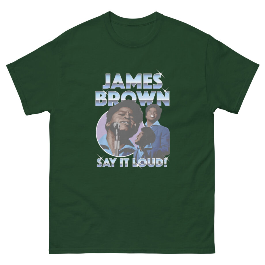 James Brown Say It Loud Chrome Unisex classic tee