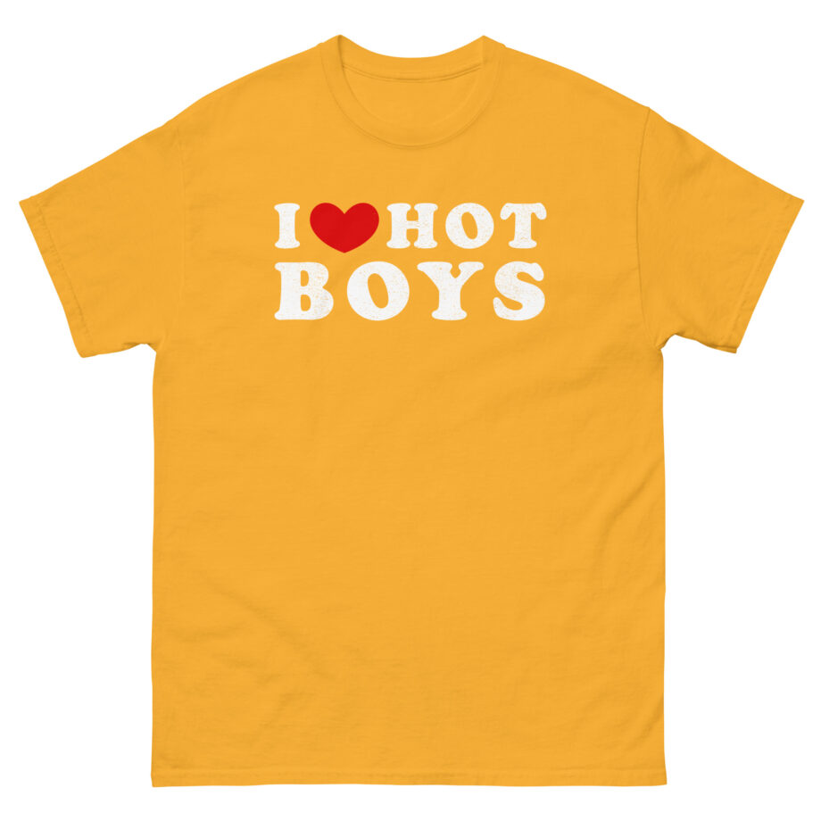I Love Hot Boys Unisex classic tee