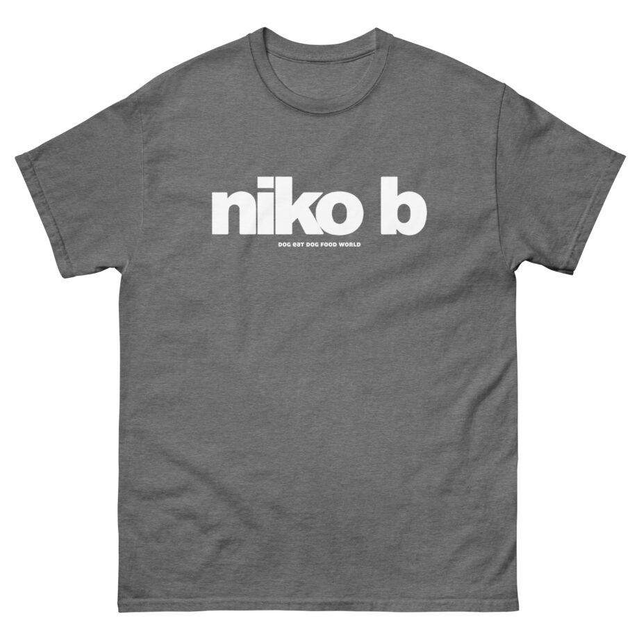 Niko B Dog Eat Dog Food World Unisex classic tee