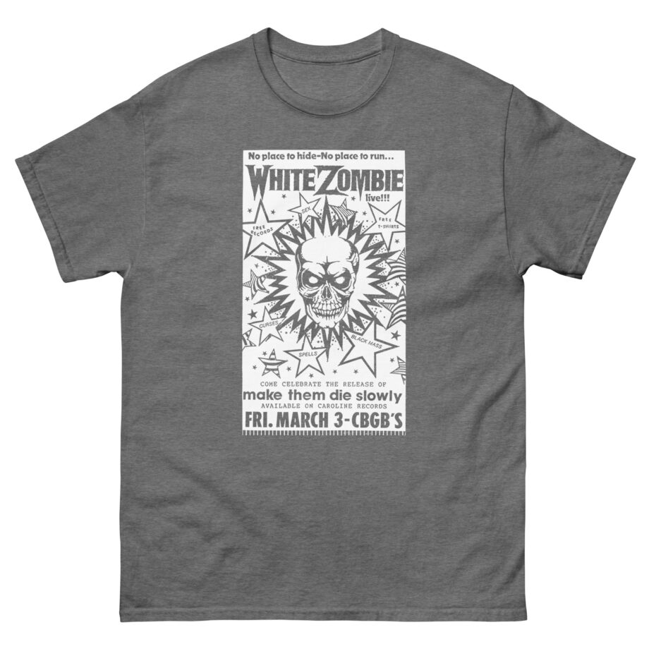 White Zombie Cbgb Poster Unisex classic tee