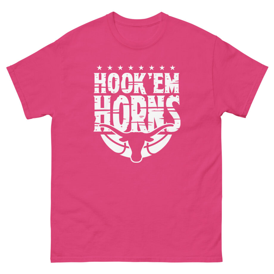 Texas Basketball Hook 'em Horns Unisex classic tee