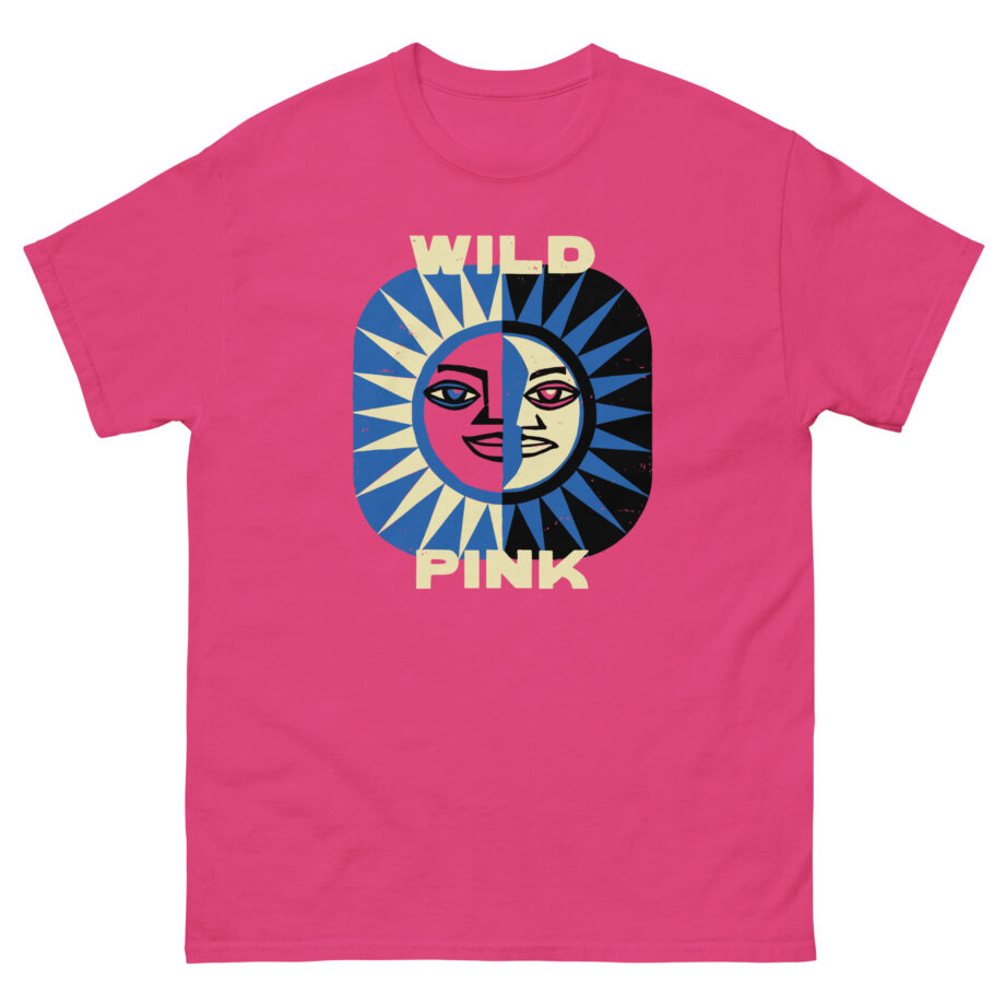 Wild Pink Sun Moon Unisex classic tee
