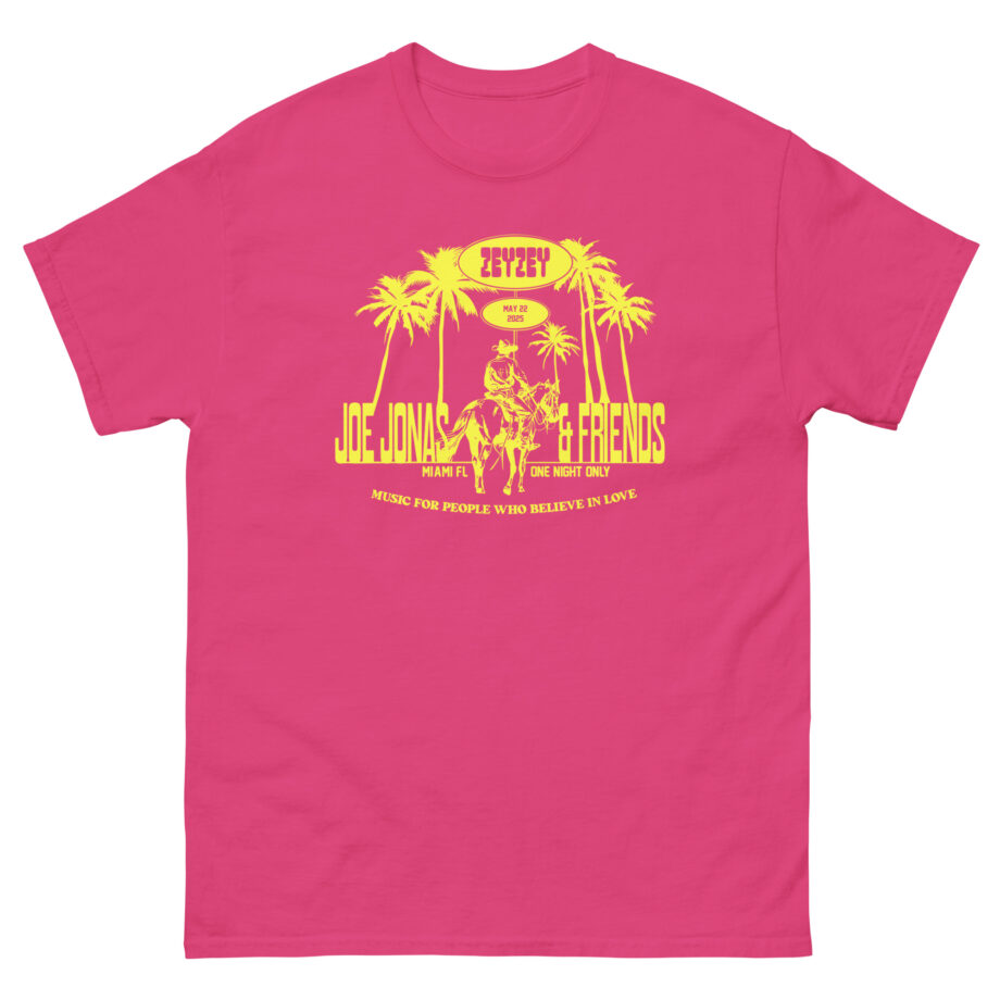 Joe Jonas Miami Unisex classic tee