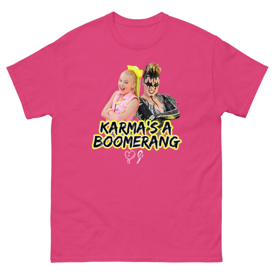 Jojo Siwa Karma's a Boomerang Unisex classic tee
