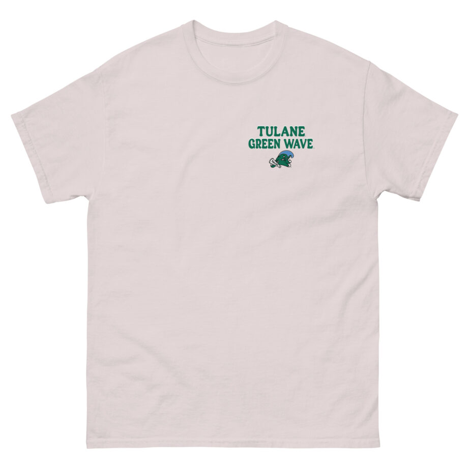 Tulane Checkered Mascot Unisex classic tee