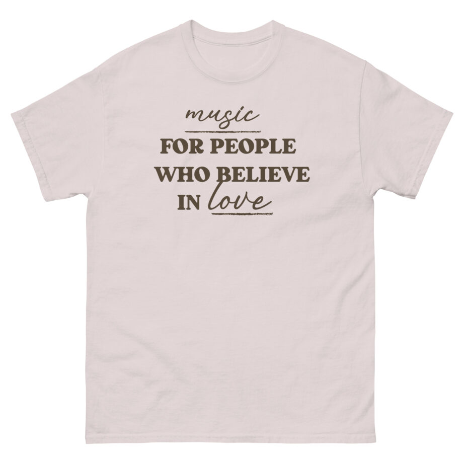 Joe Jonas Music for People Who Believe in Love Unisex classic tee