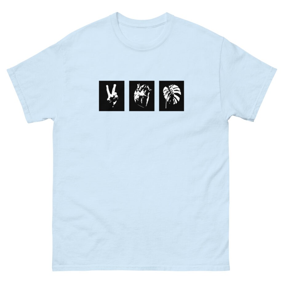 Mumbo Jumbo Peace, Love and Heavy Metal Unisex classic tee