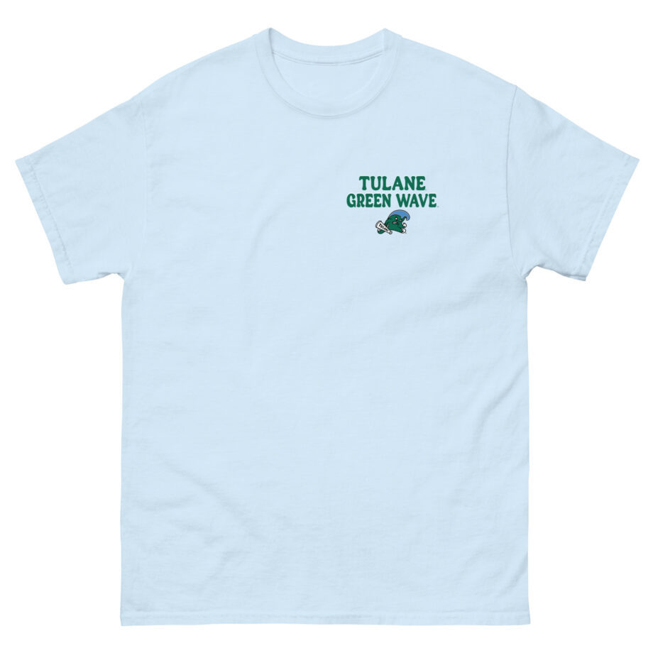 Tulane Checkered Mascot Unisex classic tee