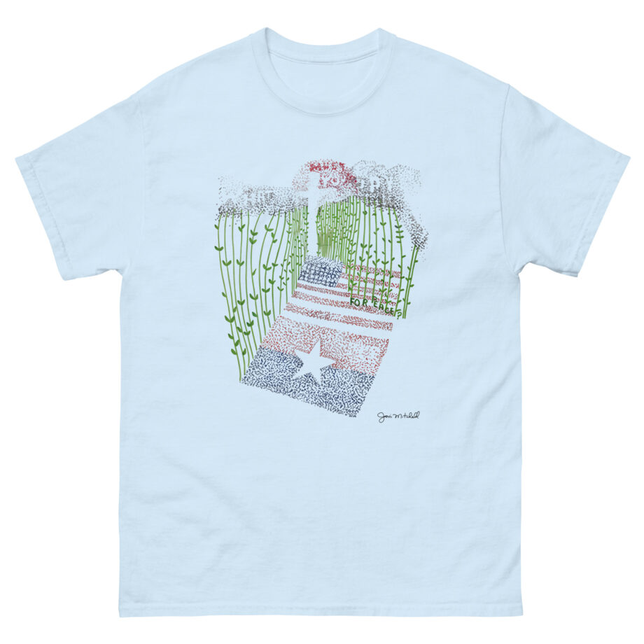 Joni Mitchell What Must You Pay for Peace Unisex classic tee