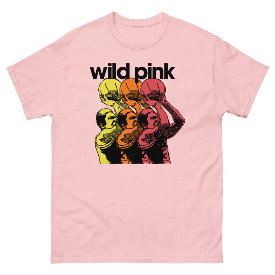 Wild Pink Basketball Unisex classic tee