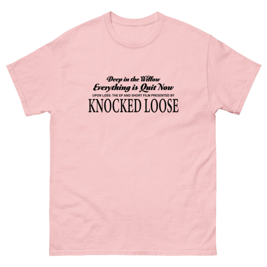 Knocked Loose Quiet Now Unisex classic tee