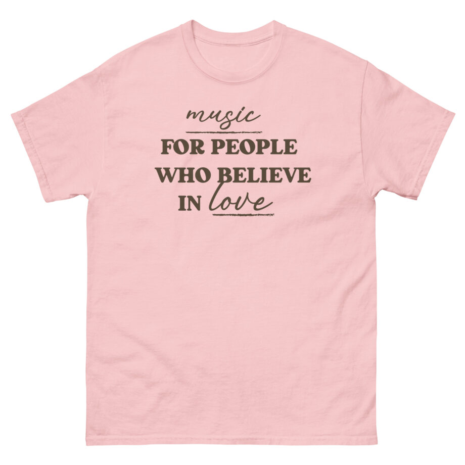 Joe Jonas Music for People Who Believe in Love Unisex classic tee