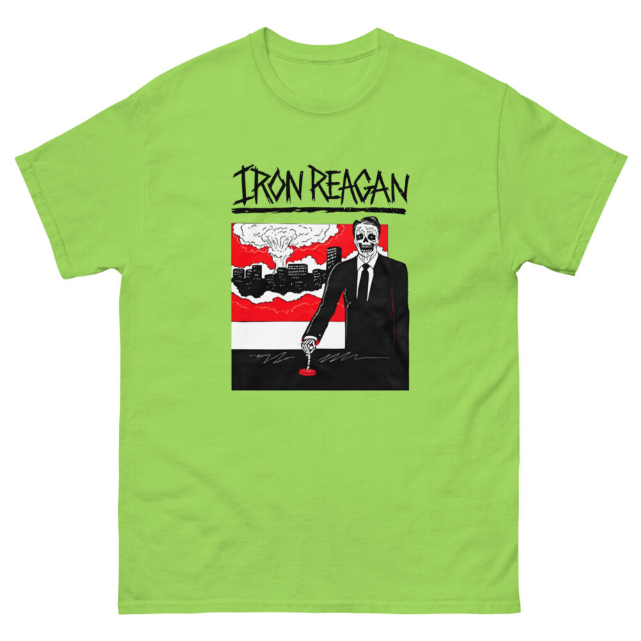 Iron Reagan Finger On The Button Unisex classic tee
