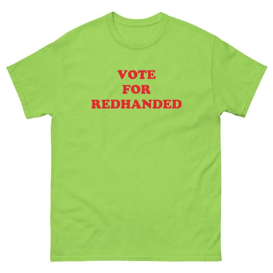 Red handed for Vote Unisex classic tee