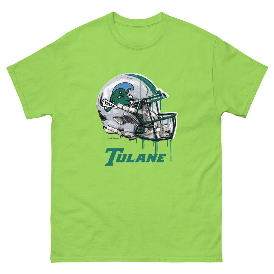 Tulane Football Helmet Unisex classic tee
