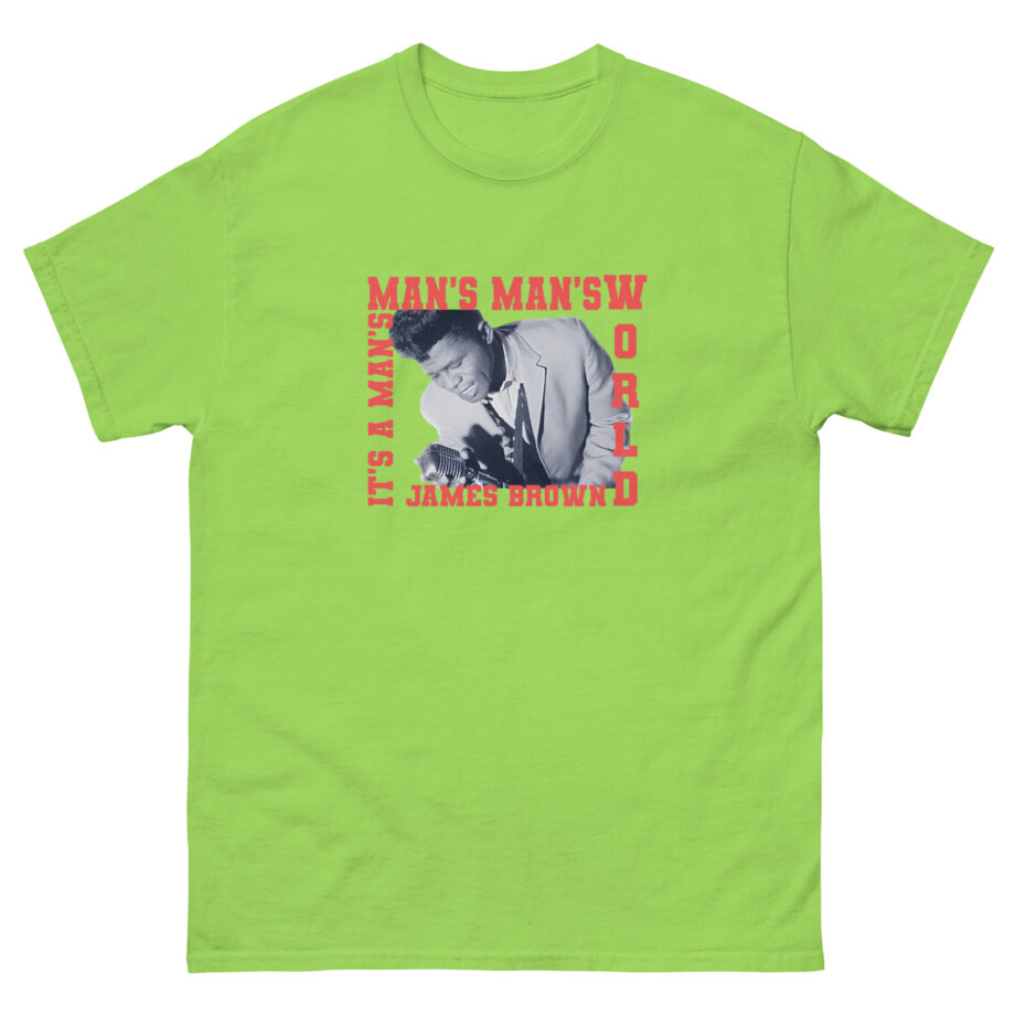 James Brown It's a Man's World Square Unisex classic tee