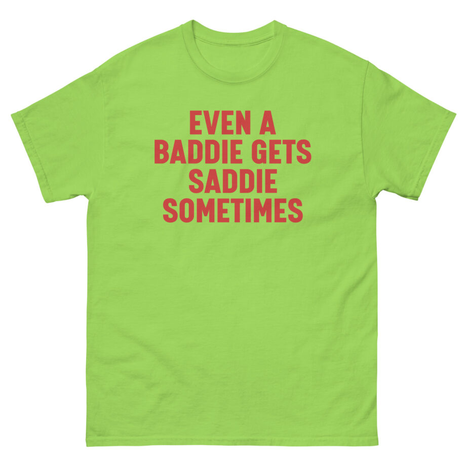 Joe Jonas Even Baddies Get Saddies Unisex classic tee