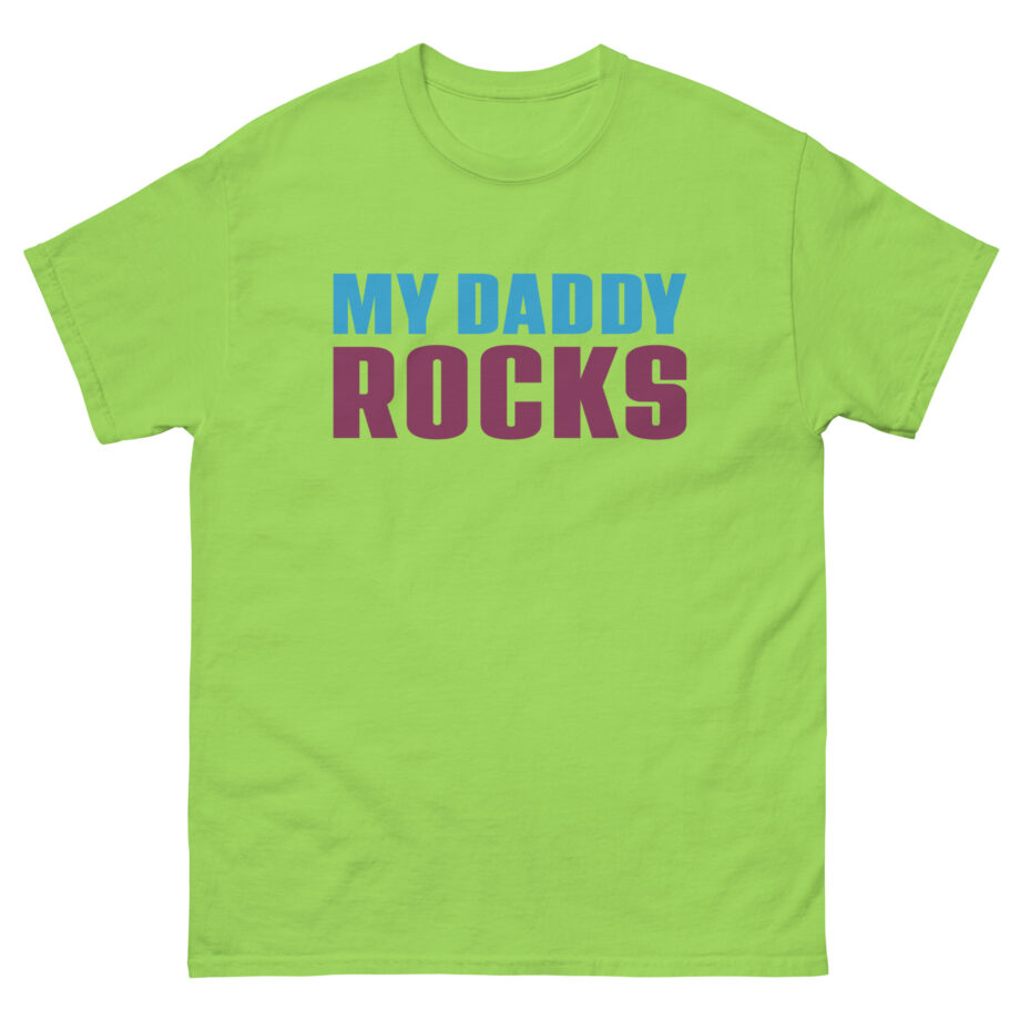 JLS My Daddy Rocks Unisex classic tee