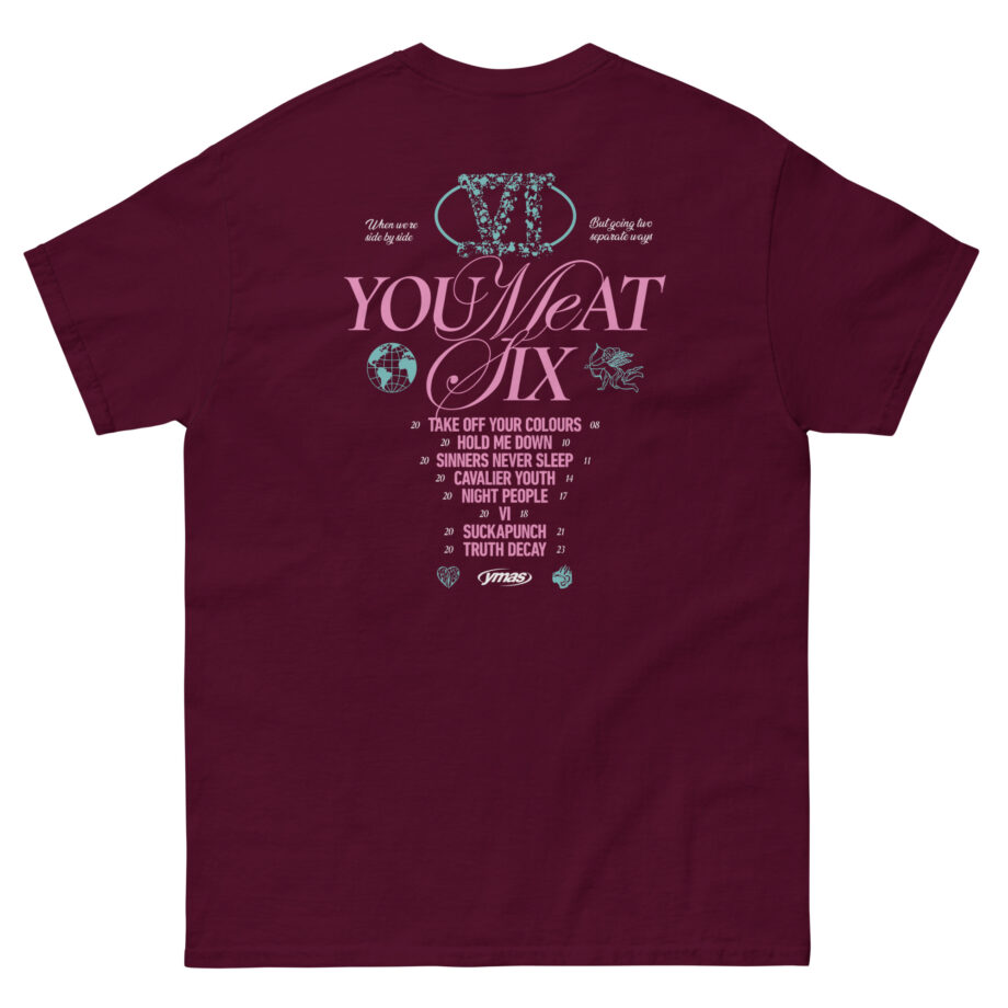 You Me at Six This is the End  Albums Unisex classic tee