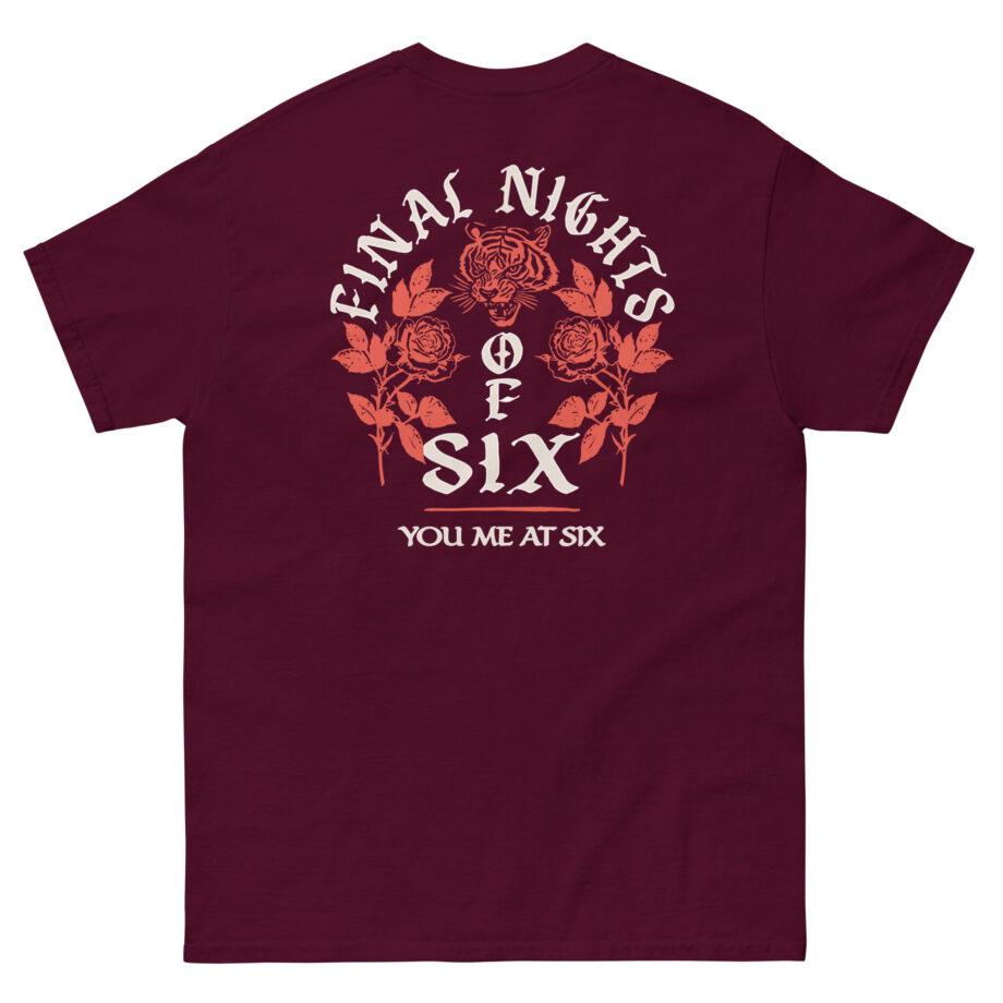 You Me at Six Final Nights of Six Tour Unisex classic tee
