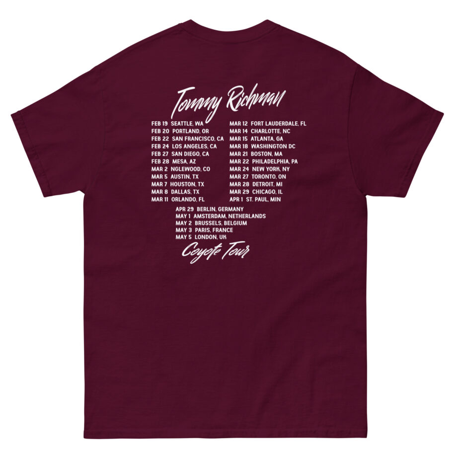 Tommy Richman Coyote Tour Unisex classic tee