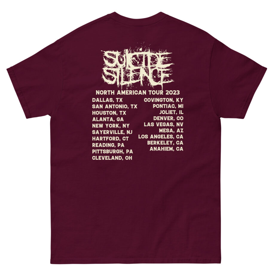 Suicide Silence Rymd Cover Tour 2023 Unisex classic tee