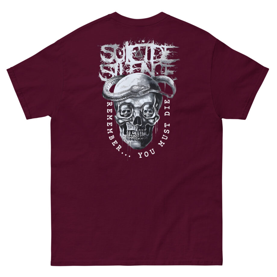 Suicide Silence Rymd Snake Skull Unisex classic tee