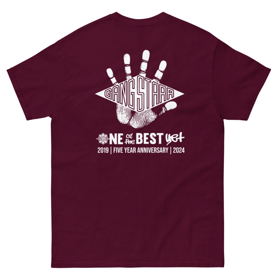 Gang Starr Ootby Fifth Anniversary Unisex classic tee