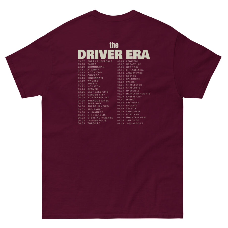 Driver Era Groovy Logo Tour Unisex classic tee
