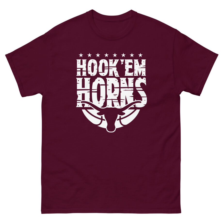 Texas Basketball Hook 'em Horns Unisex classic tee