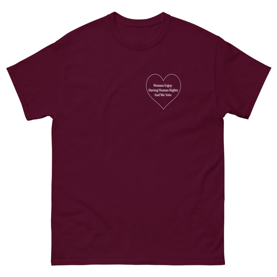 But Her Emails Women Enjoy Human Rights and We Vote Unisex classic tee