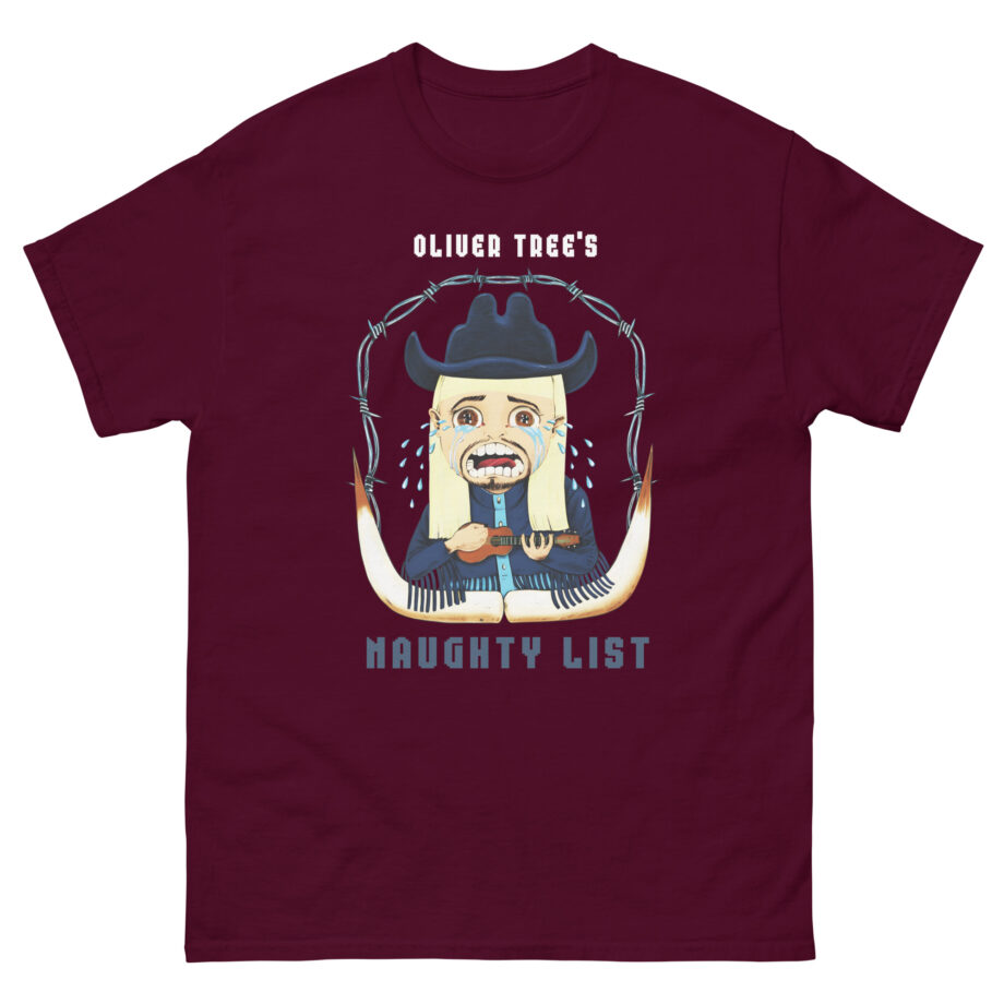 Oliver Tree Naughty List Holiday Unisex classic tee