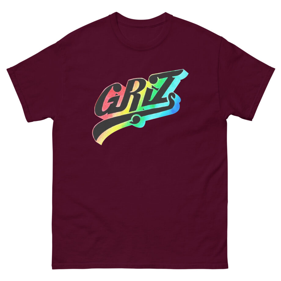 Griz Rainbow Swoop Logo Unisex classic tee