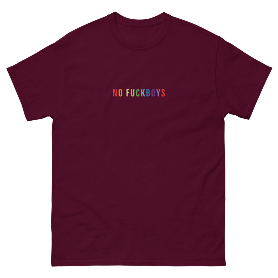 Red Handed No Fuckboys Unisex classic tee
