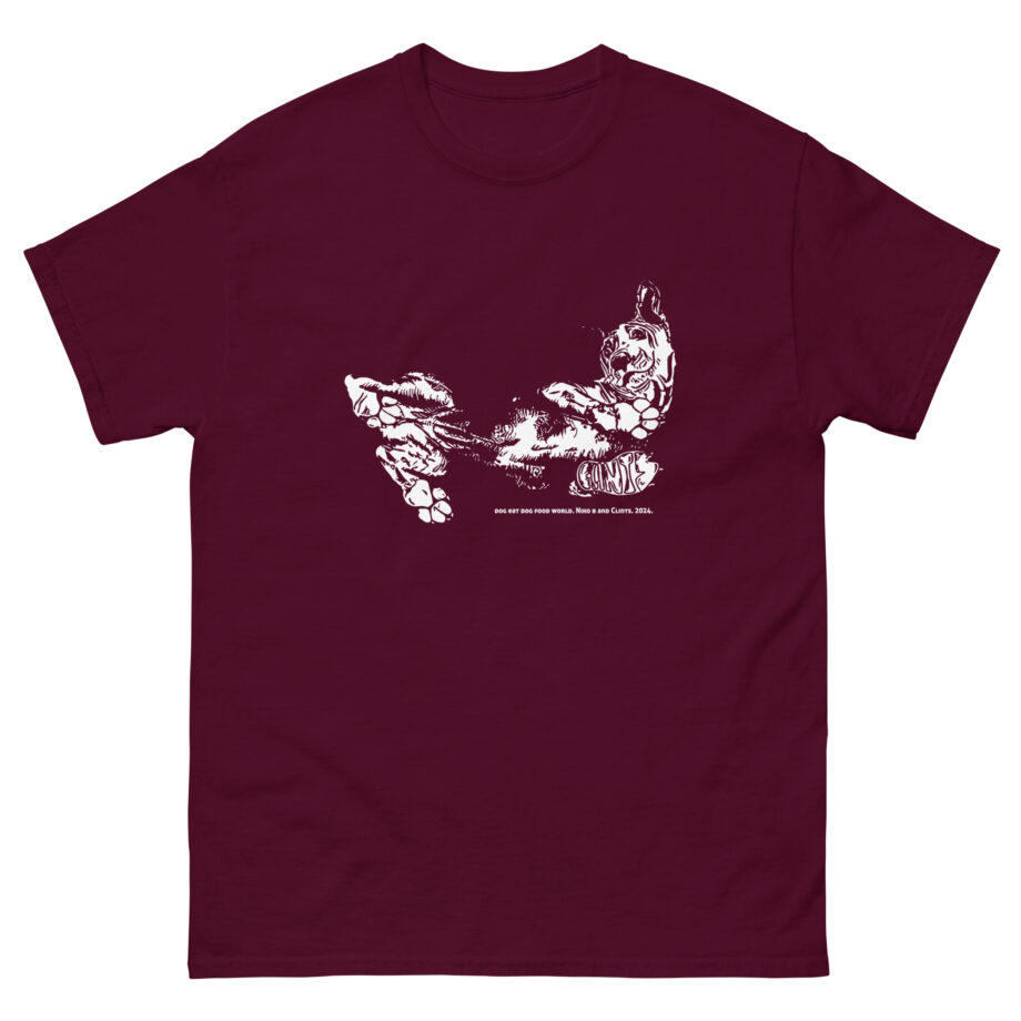 Niko B Dog Eat Dog Food World Unisex classic tee