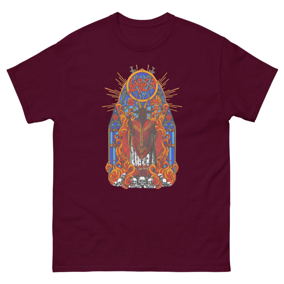 Slayer Goatgod Stained Glass Unisex classic tee