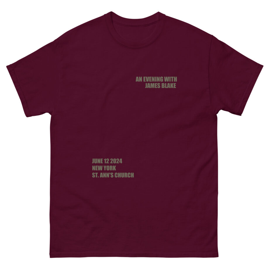 James Blake St. Ann's Church Event Unisex classic tee