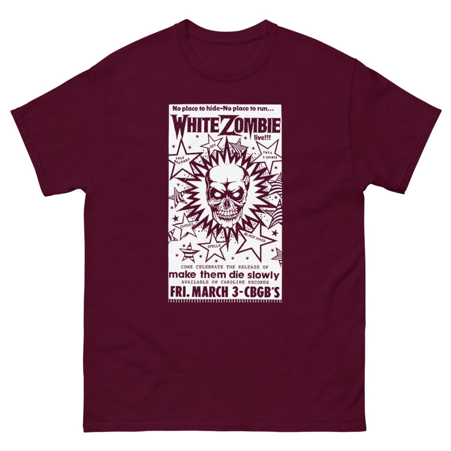 White Zombie Cbgb Poster Unisex classic tee
