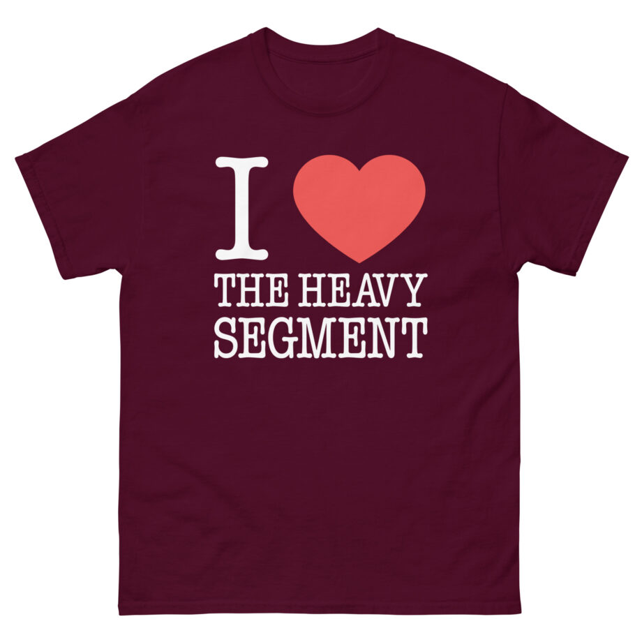 Ymh I Heart the Heavy Segment Unisex classic tee