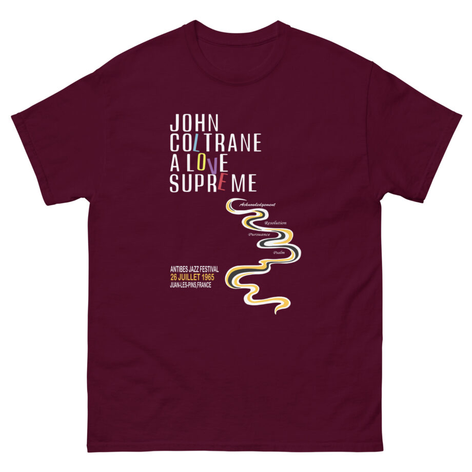 John Coltrane a Love Supreme at Antibes Jazz Festival Unisex classic tee