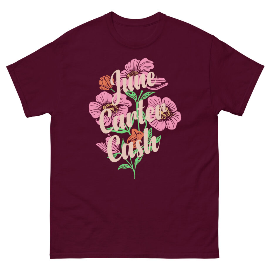 Johnny Cash June Carter Cash Flowers Unisex classic tee