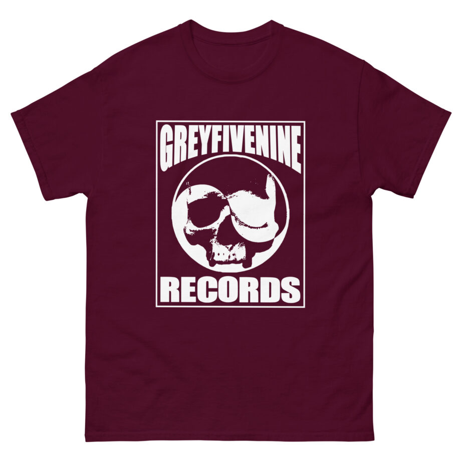 Medium G59 Greyfivenine Records Yin Yang Skull Unisex classic tee