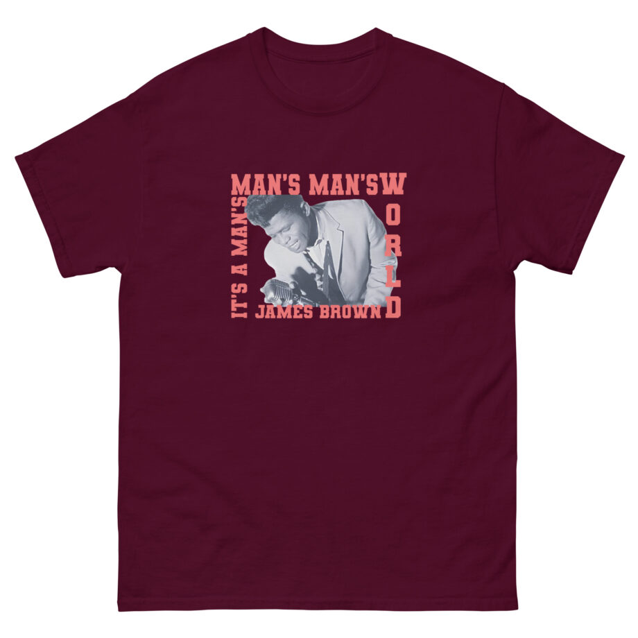 James Brown It's a Man's World Square Unisex classic tee