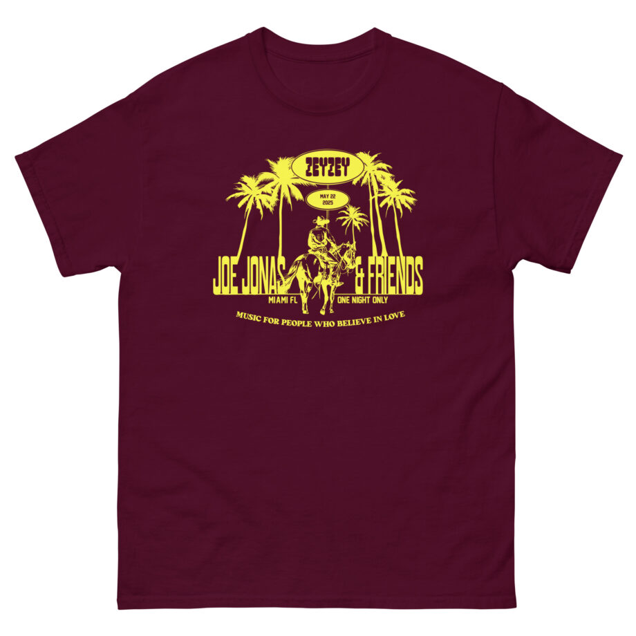 Joe Jonas Miami Unisex classic tee