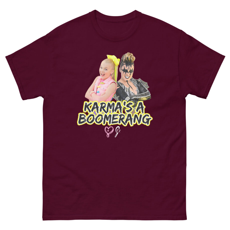 Jojo Siwa Karma's a Boomerang Unisex classic tee