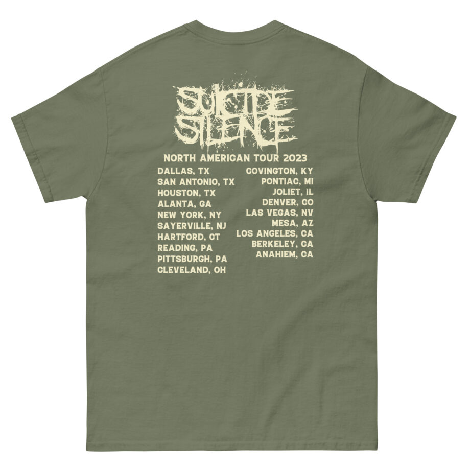 Suicide Silence Rymd Cover Tour 2023 Unisex classic tee