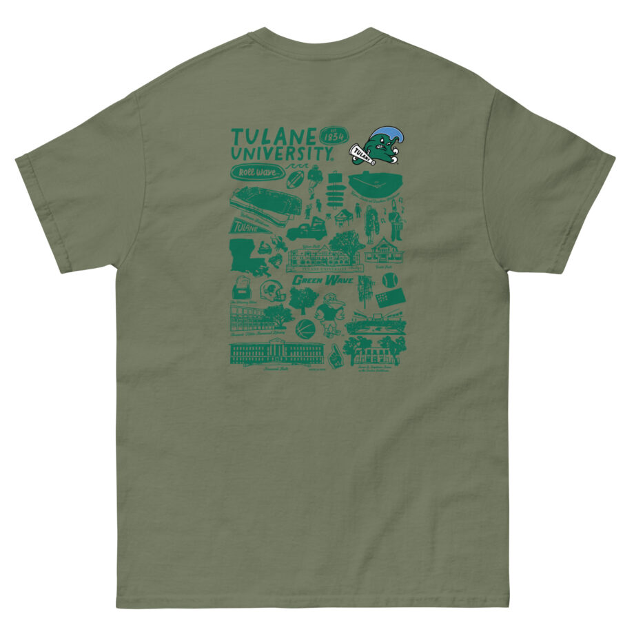 Tulane Impressions Unisex classic tee