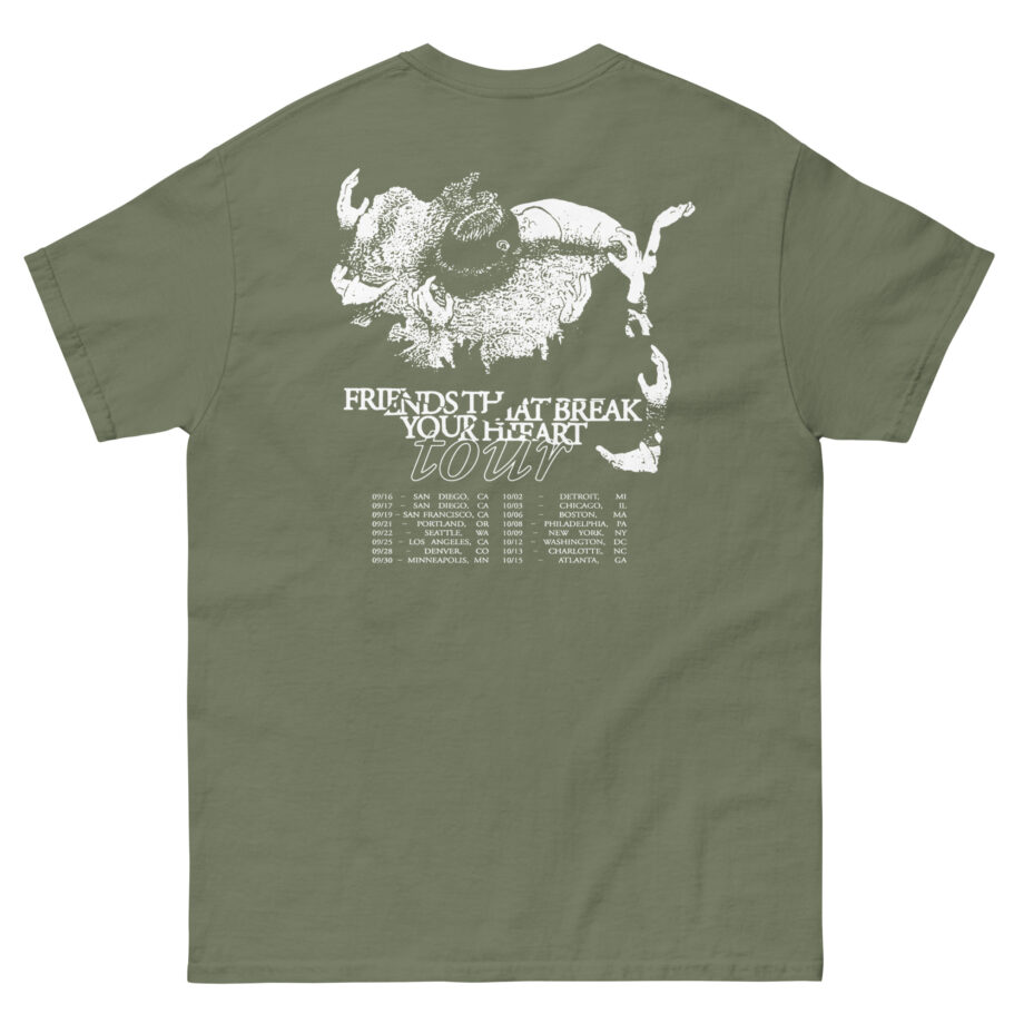 James Blake Friends That Break Your Heart Black 2021 Tour Unisex classic tee