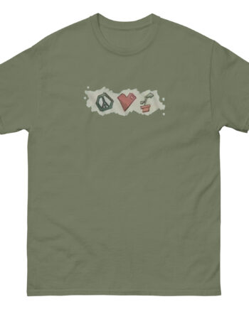 Mumbo Jumbo Peace, Love and Plants Unisex classic tee