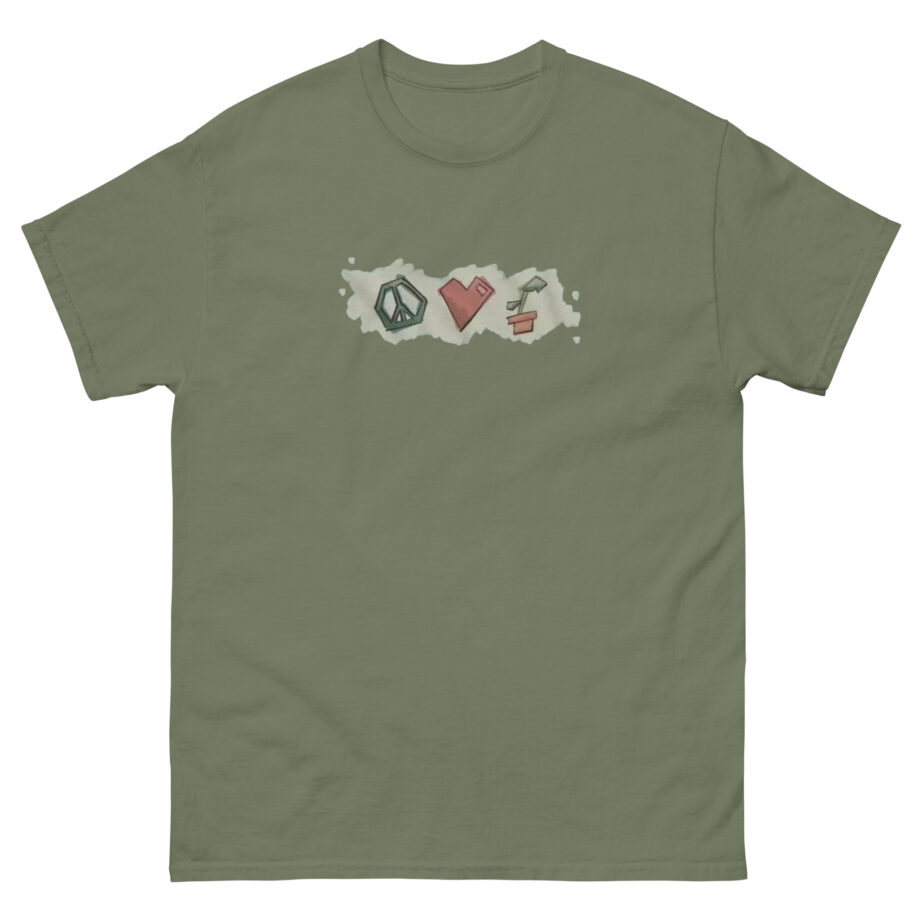 Mumbo Jumbo Peace, Love and Plants Unisex classic tee